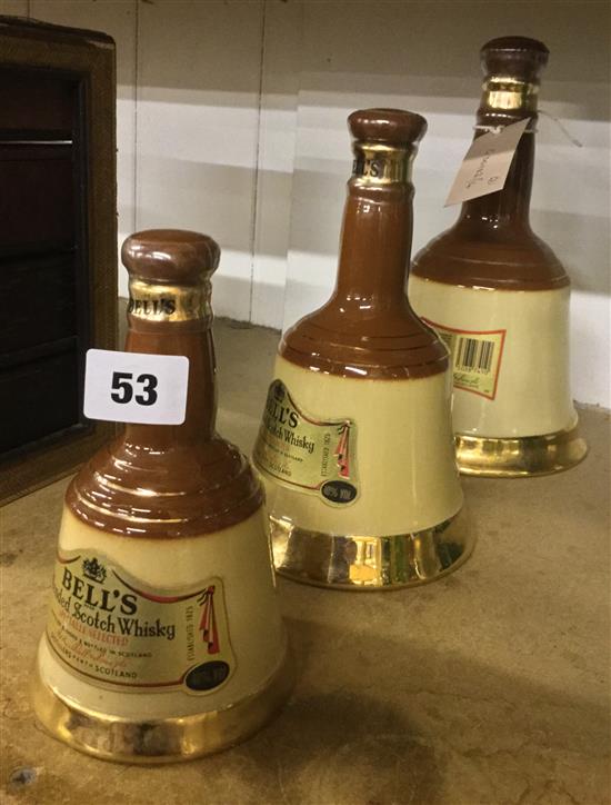 3 Bells Whisky Wade decanters
